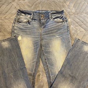 Victoria’s Secret distressed hipster jeans size 12 long